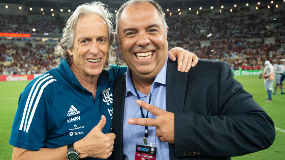 Jorge Jesus rejeita luta de egos no Flamengo: «Isso é conversa da treta»