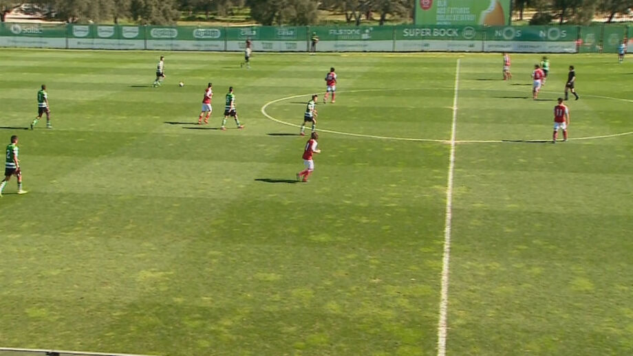 Sporting e Sp. Braga empatam em Alcochete