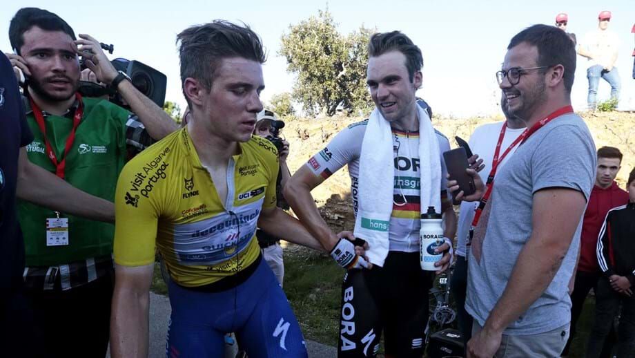 Volta ao Algarve: Erro nas classificações 'ameaçou' o reinado de Evenepoel