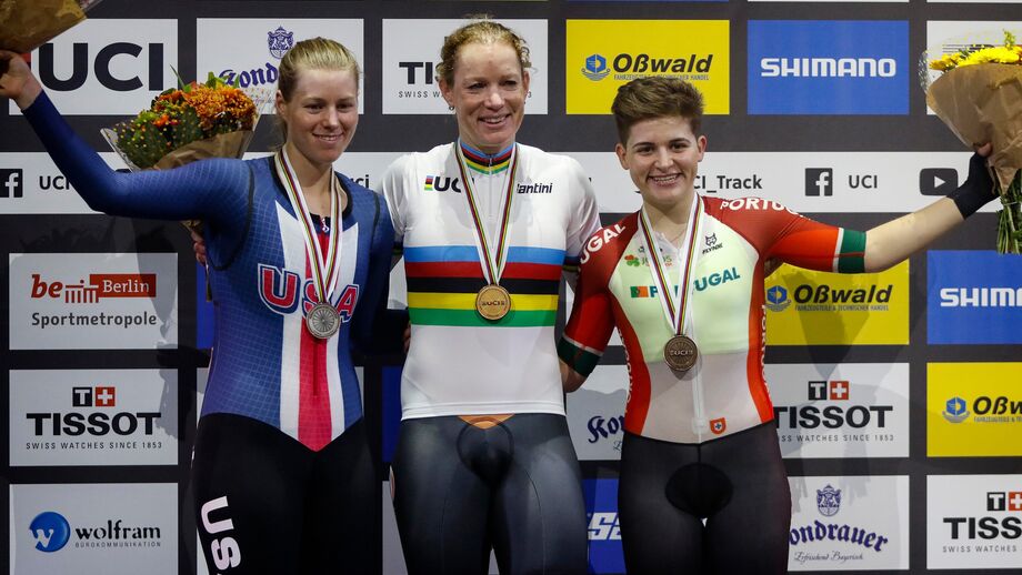 Mundiais de pista: Maria Martins conquista medalha de bronze