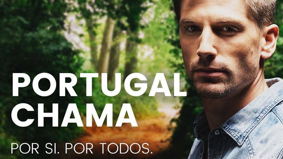 Adrien Silva dá a cara a campanha contra os incêndios