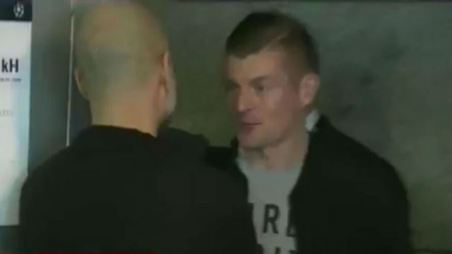 As imagens de Guardiola com Toni Kroos que fez soar os alarmes em Espanha