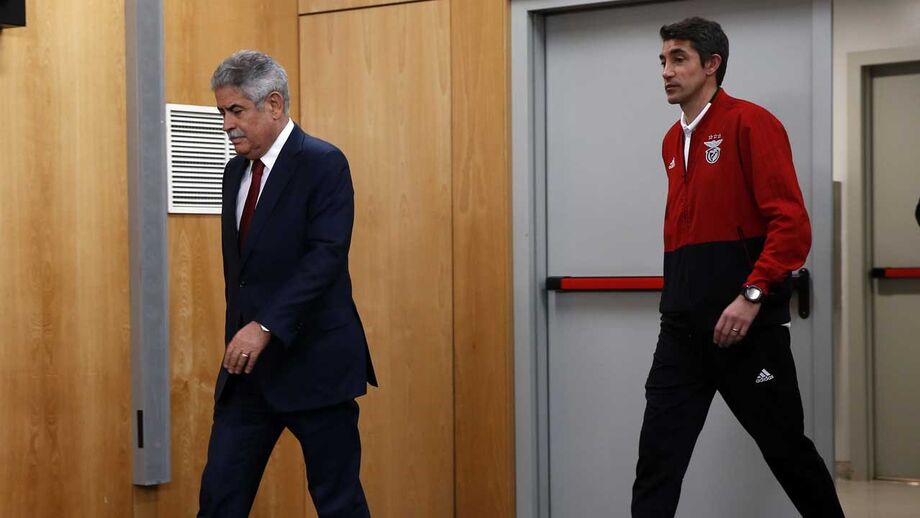 Luís Filipe Vieira tranquilizou Bruno Lage após desaire europeu