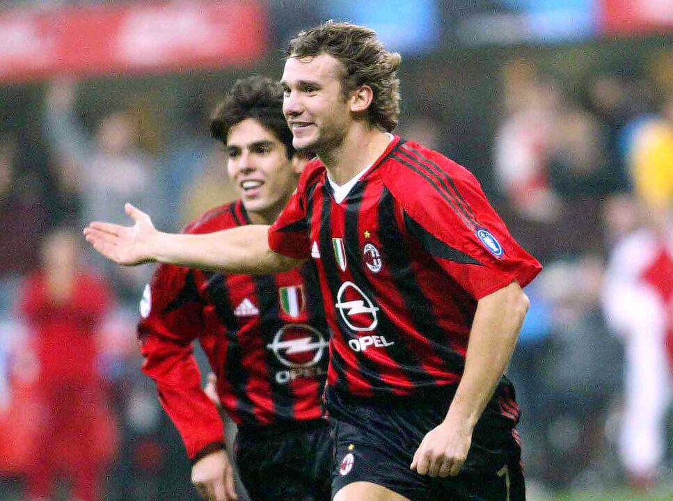 8.&ordm; Andrii Shevchenko - Milan - 35M&euro;
