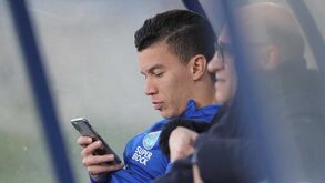 Uribe sentiu dores na coxa