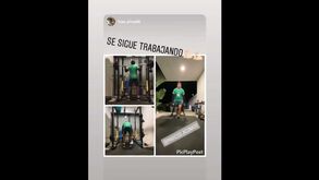 Música, halteres e muita vontade: Marcos Acuña mostra como manter a forma física em casa