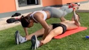 Atleta do Benfica mostra treino 'duro' e desafia: «Quem faz melhor?» 