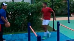 Reforço do Benfica trabalha no duro em plena quarentena