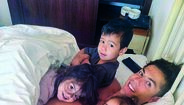 Cristiano Ronaldo, Georgina e os filhos