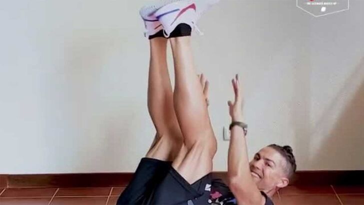 142 abdominais em 45 segundos? Ora tente bater este desafio de Ronaldo