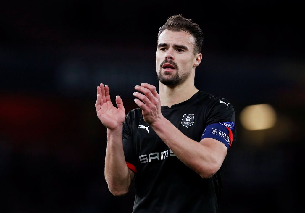 Joris Gnagnon e Damien Da Silva [na foto] (Stade Rennais): 18 golos sofridos em 18 jogos