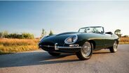 Entre os carros menos conhecidos que Tyson guardou na sua extremosa garagem esteve igualmente um Jaguar E-Type.