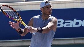 Rafael Nadal feliz com o regresso aos treinos