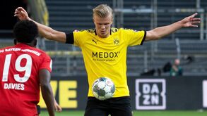 Haaland lesionou-se num choque com o... árbitro