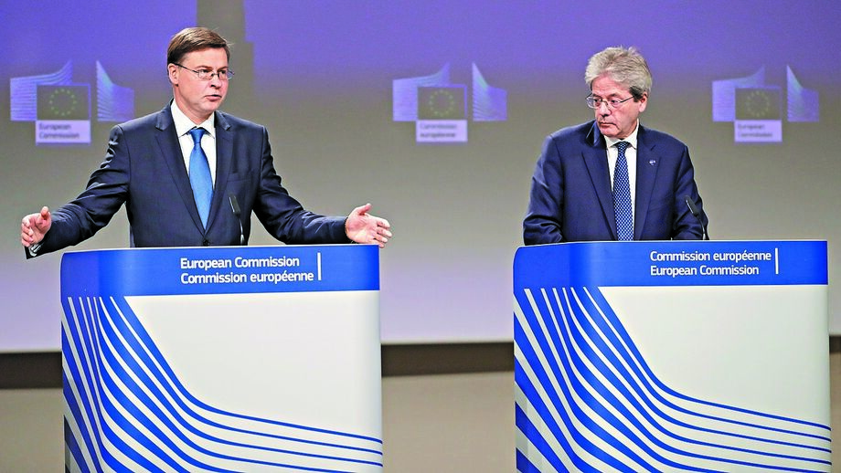 Dombrovskis e Gentiloni