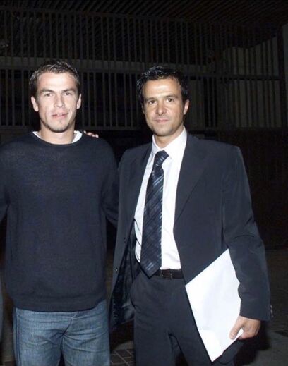 Duda e Jorge Mendes em 2001