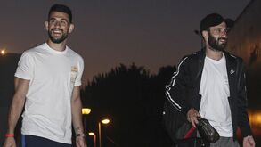 Jogadores foram a casa na folga