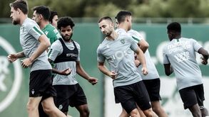 As imagens da preparação do Sporting para a receção ao Paços de Ferreira
