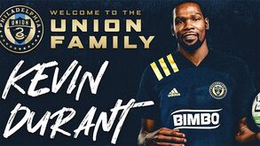 Kevin Durant torna-se acionista dos Philadelphia Union
