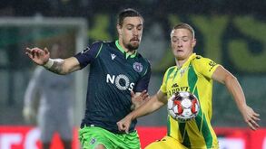 O onze do Sporting para o jogo com o Tondela