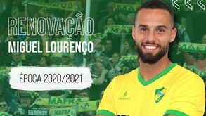 Miguel Lourenço renova com o Mafra por mais uma época
