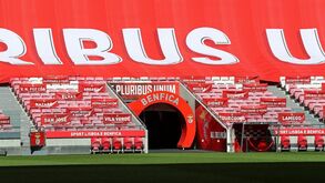 Casas do Benfica 'presentes' no jogo com o Santa Clara