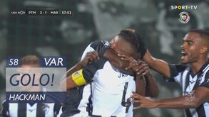 Mais um golo insólito em Portimão: agora Hackman marcou com a... canela