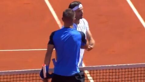 Dimitrov e Coric ambos acusaram coronavírus após este jogo: imagens mostram cumprimentos