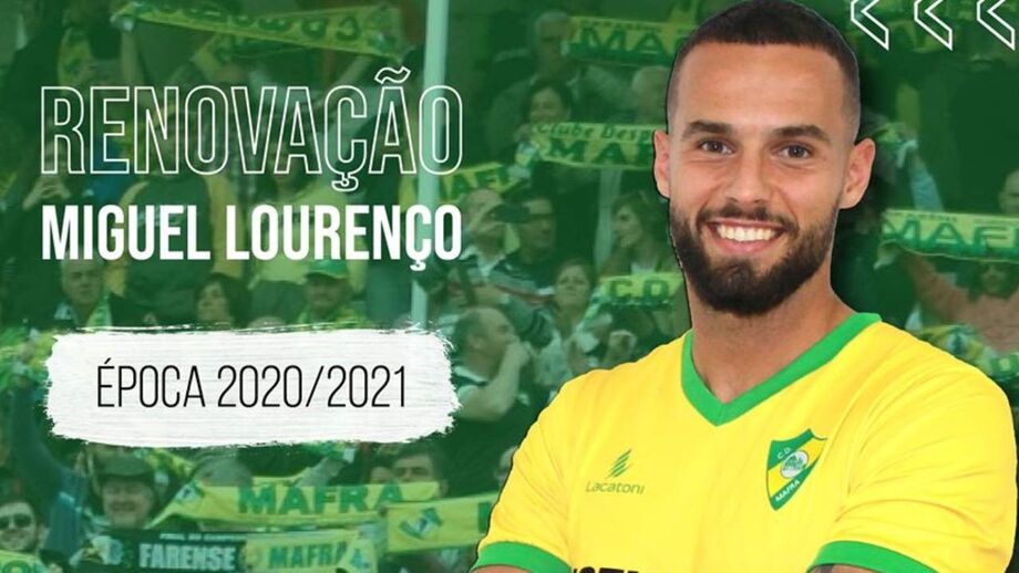 Miguel Lourenço renova com o Mafra por mais uma época