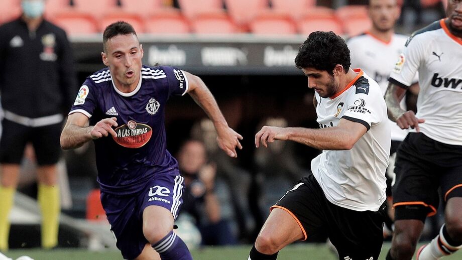 A crónica do Valencia-Valladolid, 2-1: Guedes volta a ter razão para sorrir