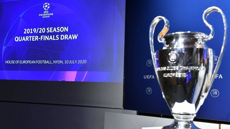 Sorteio da fase final da Liga dos Campeões, em direto