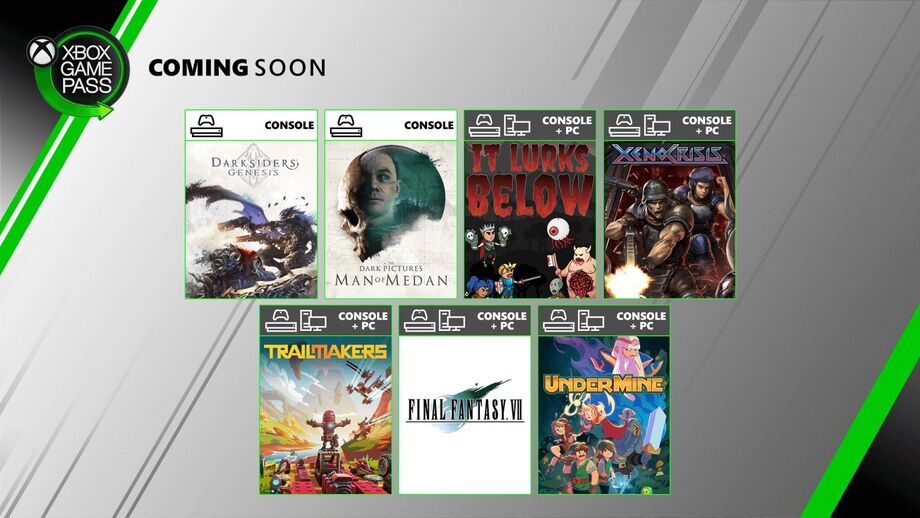 Final Fantasy VII HD e Darksiders Genesis no Xbox Game Pass