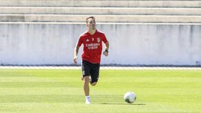 Grimaldo pela primeira vez às ordens de Jorge Jesus