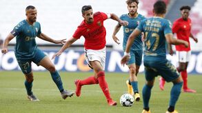 Benfica-Sp. Braga, 0-1 (2ª parte): golo de Paulinho faz a diferença