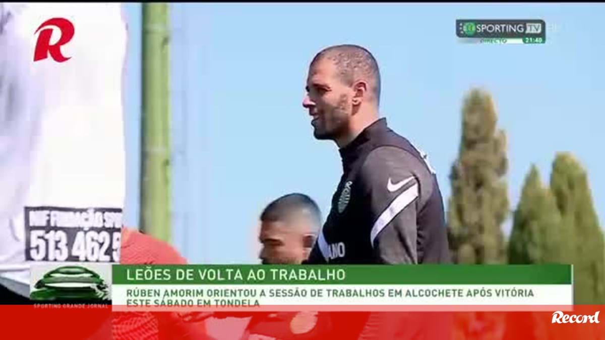 Sporting De Volta Ao Trabalho Slimani Integrado Veja As Imagens Do