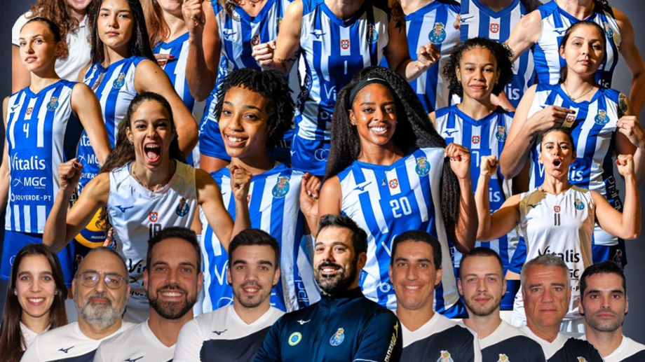 AJM FC Porto tricampeã nacional feminina de voleibol Voleibol