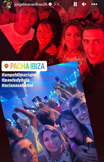 Di María diverte se na noite de Ibiza Fotogalerias Jornal Record