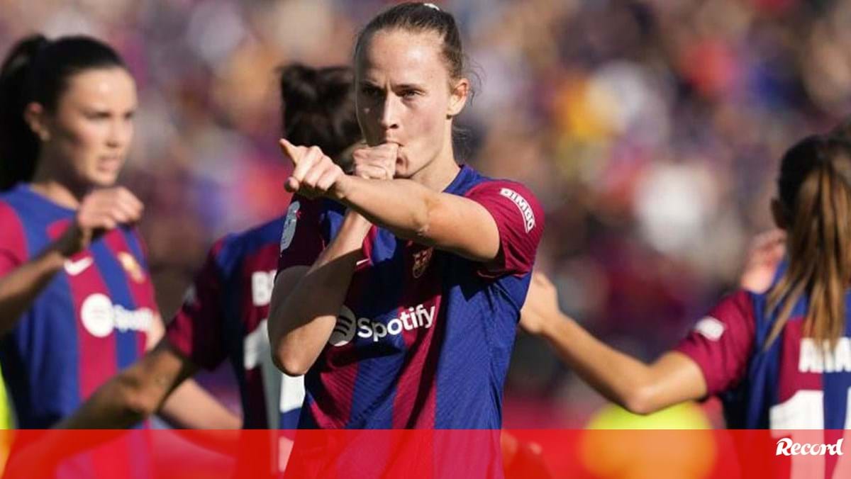 Equipa Feminina Do Barcelona Segue Impar Vel Depois Do Benfica Os