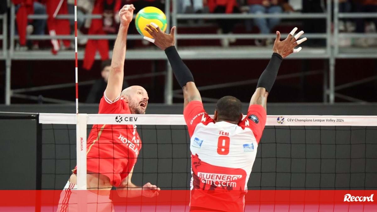 Benfica Piacenza 1 3 reação ainda fez sonhar Voleibol Jornal Record