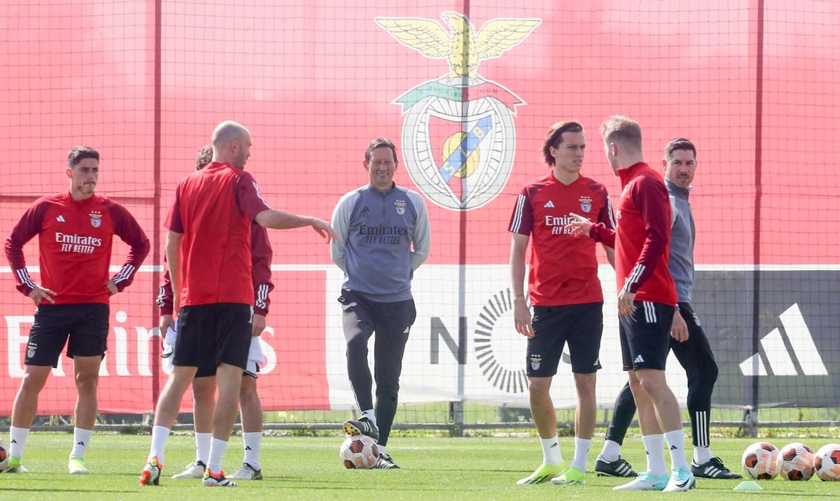 As Imagens Do Ltimo Treino Do Benfica Antes Do Jogo O Rangers