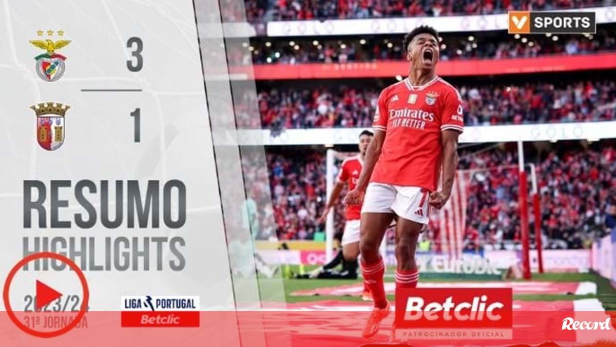 O Resumo Do Benfica Sp Braga Golos Casos E Outros Lances V Deos