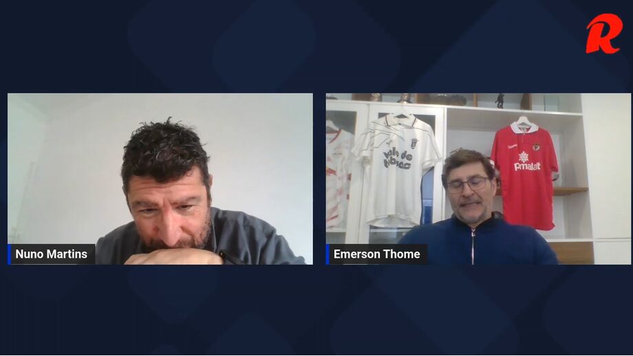 Ex-futebolista em conversa com Record