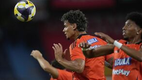 Richard Ríos ao serviço da seleção da Colômbia