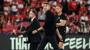 Bruno Lage após o final do Benfica-Qarabag