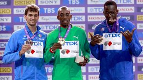 Pichardo no pódio em Tóquio