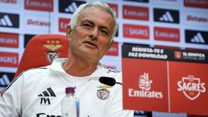 José Mourinho em conferência de imprensa