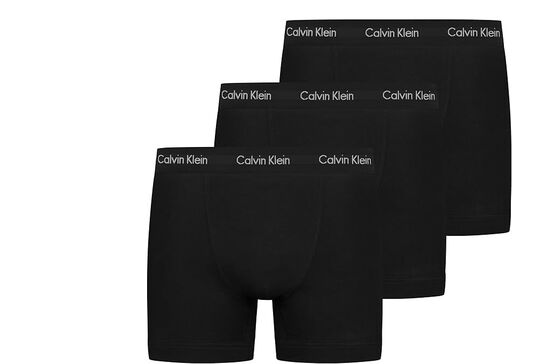Pack de três boxers Calvin Klein em preto 