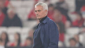 José Mourinho durante o Benfica-Sporting