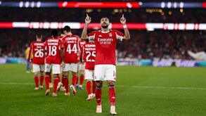 Pavlidis celebra golo frente ao Estoril