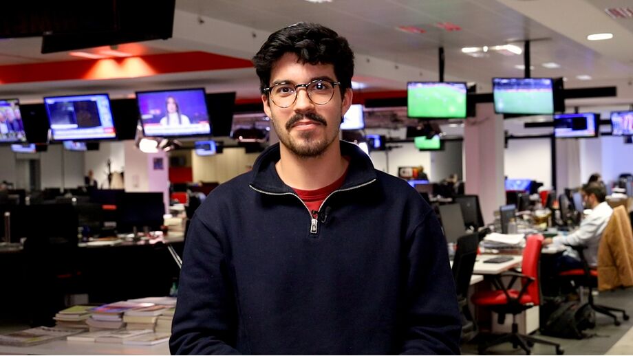 Ricardo Gomes, jornalista de Record, 'desembrulha' mais uma vitória lusa na prova